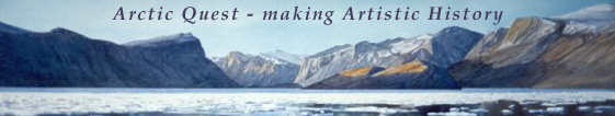 Painting by Arctic Quest artist Brigitte Schreyer